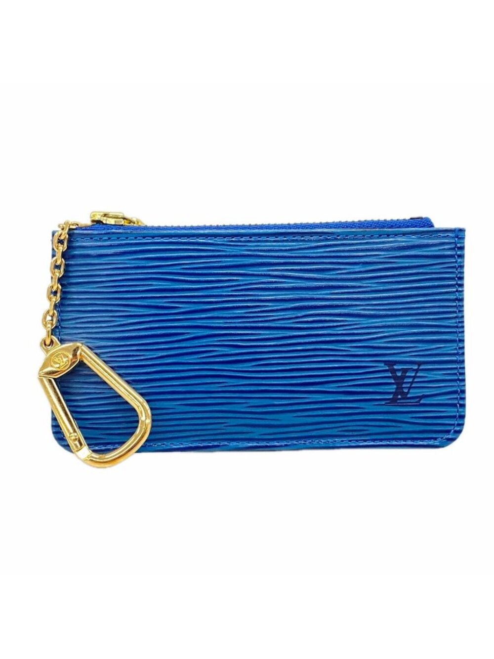 Louis Vuitton Coin Purse Epi Pochette Cles Toledo Blue